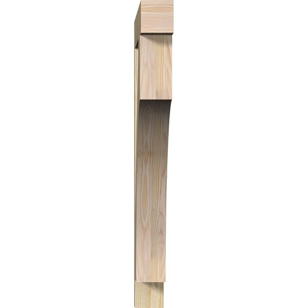 Westlake Block Rough Sawn Bracket, Douglas Fir, 4W X 34D X 40H